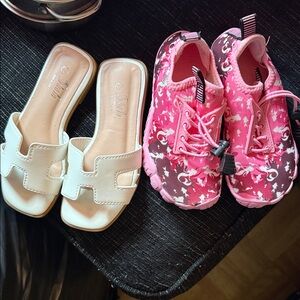 Pink Kids Shoes with Unicorn Design